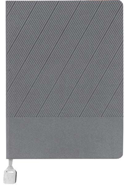 70213 GR - 15,5 x 21,5 KONAK TARİHSİZ AJANDA GRİ